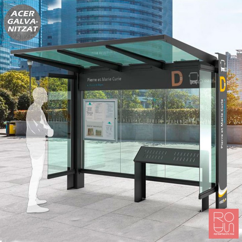 Marquesina parada d'autobús Kub